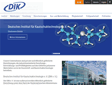 Tablet Screenshot of dikautschuk.de